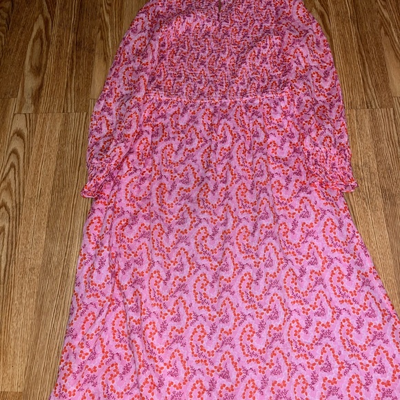 NWT BANJANAN FLICKER DRESS TWIST FLOWER PEONY Size XXL - Picture 7 of 9